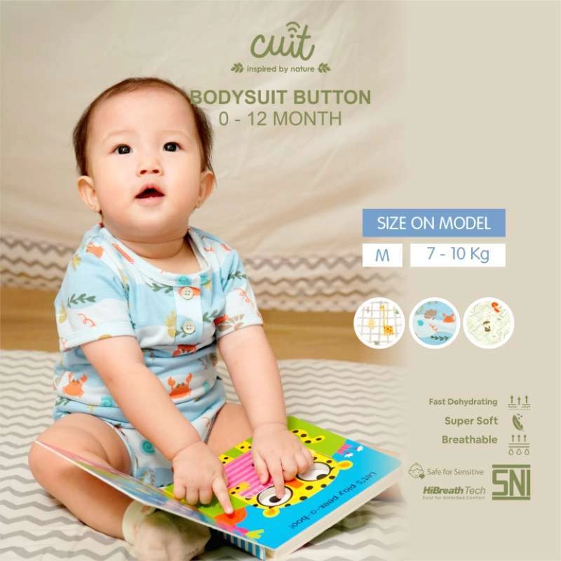 Product image CHARACTER - Bodysuit Button M Crab
